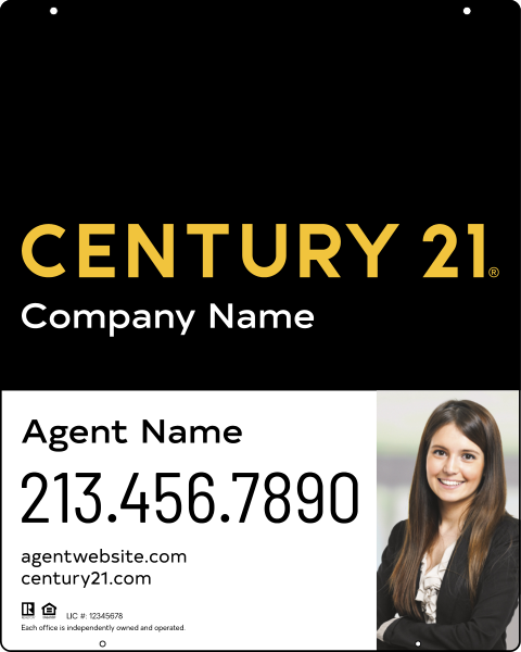 Steel Hanging Panel 30x24 DF - Century 21 | Lowen Sign