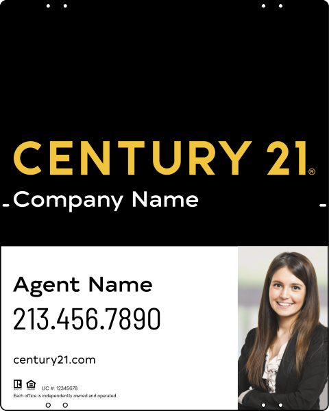 Steel Yard Sign Panel 30x24 DF - Century 21 | Lowen Sign