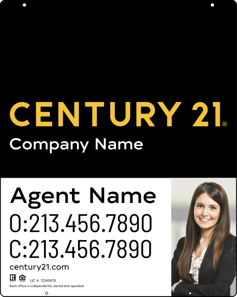 Steel Hanging Panel 30x24 DF - Century 21 | Lowen Sign