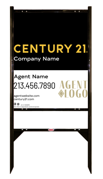 Gibraltar Frame Unit 30x24 Steel Luxury White - Century 21 | Lowen Sign