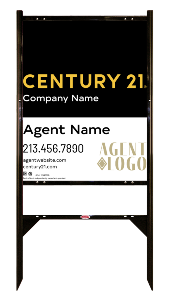 Gibraltar Frame Unit 30x24 Steel Luxury Black - Century 21 | Lowen Sign