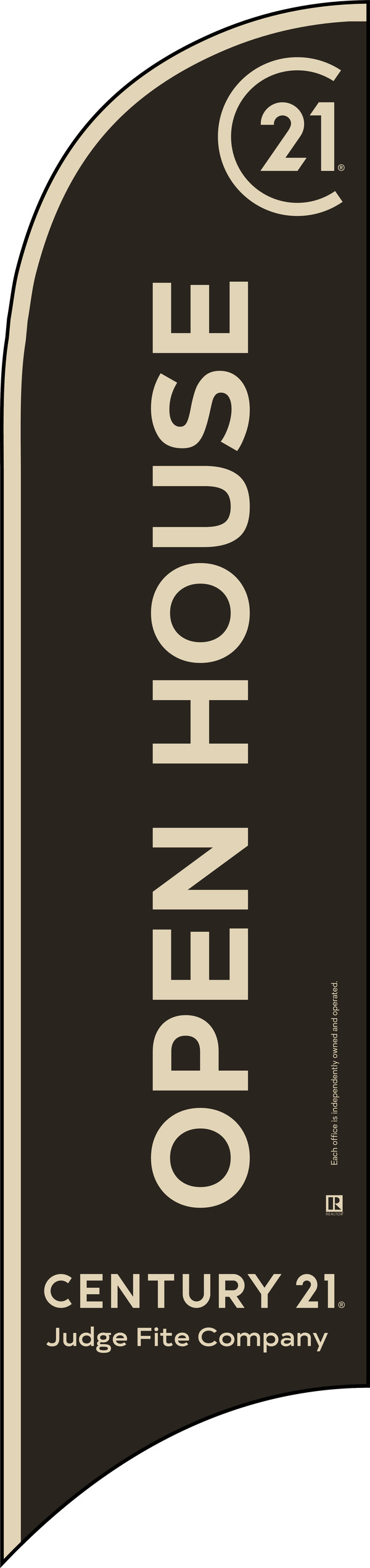 Open House Feather Flag only, 10-foot