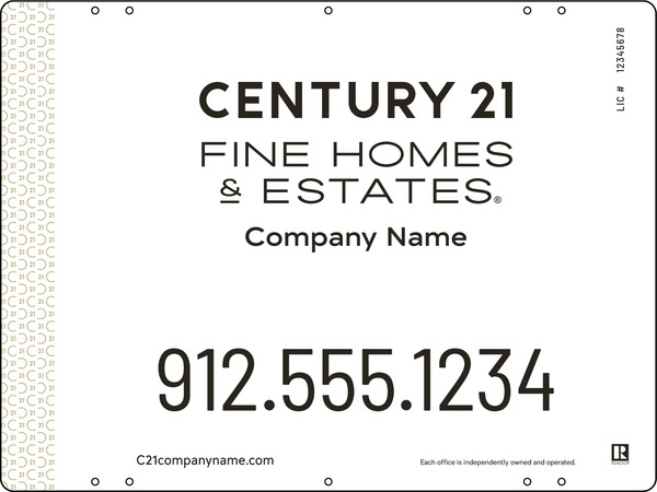 Sign Panel, 18h x 24w, Steel