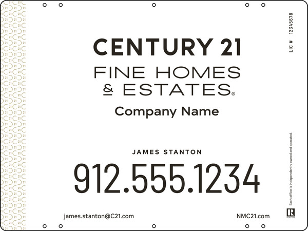 Sign Panel, 18h x 24w, Steel
