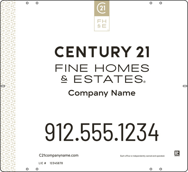 Sign Panel, 22h x 24w, Steel