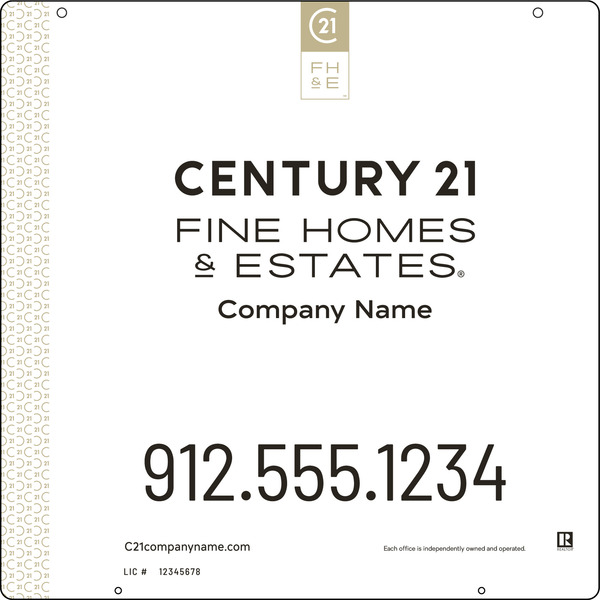 Hanging Sign Panel, 24h x 24w, Steel