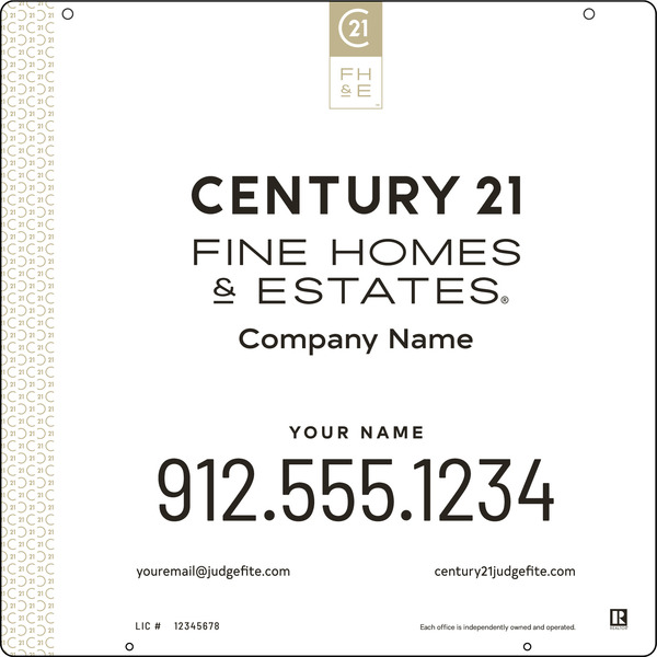 Aluminum Hanging Sign Panel, 24h x 24w