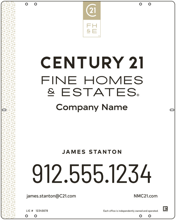 Sign Panel, 30h x 24w, Steel