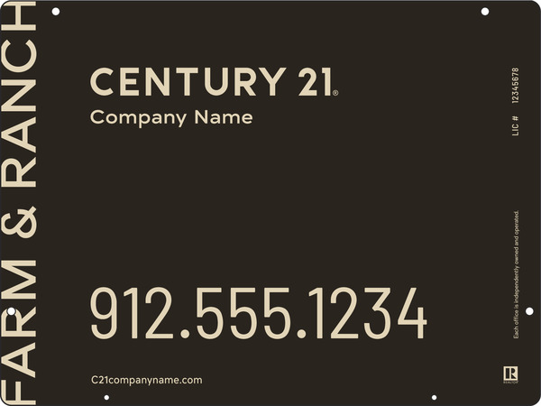 Hanging Sign Panel, 18h x 24w, Steel