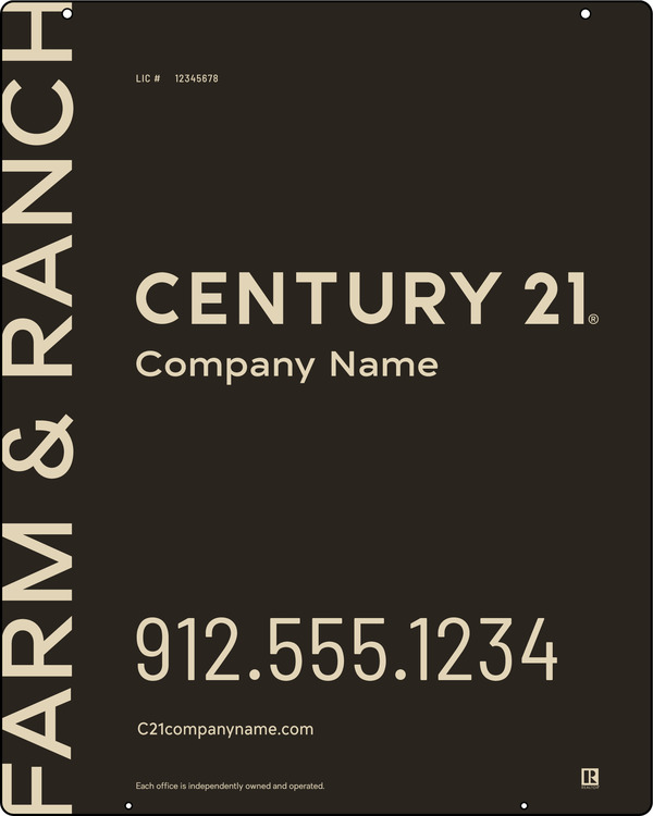 Hanging Sign Panel, 30h x 24w, Steel