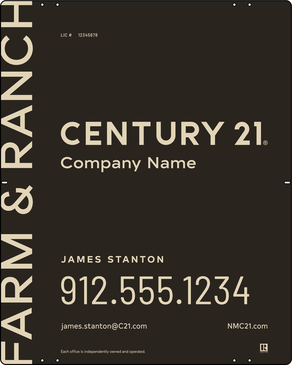 Sign Panel, 30h x 24w, Steel
