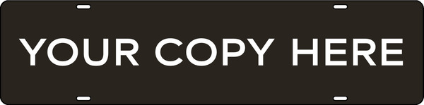 Reflective Custom Copy Sign Rider, 6h x 24w