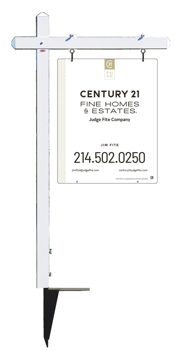 Sign Post and Reflective Hanging Sign Panel Unit, 30h x 24w