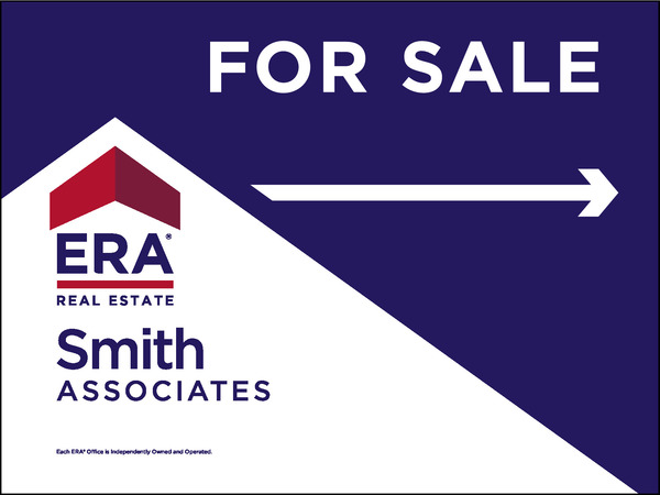 for sale sign panel, 4mm corrugated plastic 18h x 24w