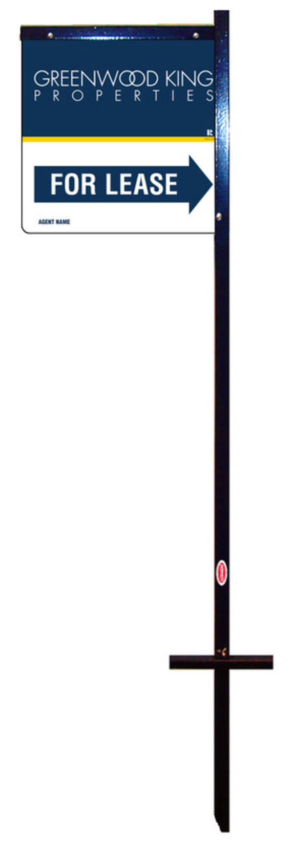 Angle Iron Flag Stake and Sign Unit, 12h x 12w