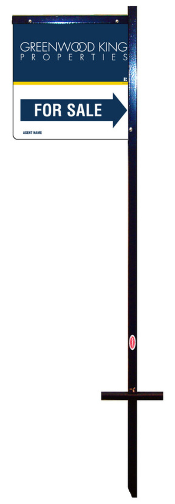 Angle Iron Flag Stake and Sign Unit, 12h x 12w