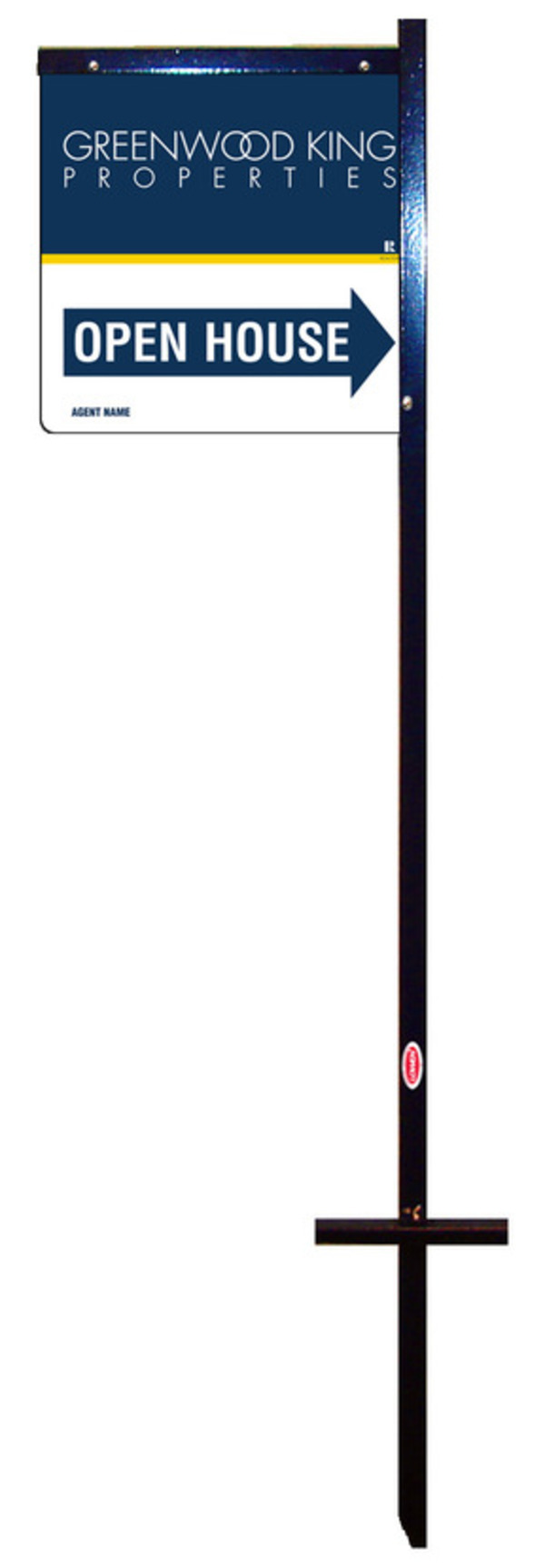 Angle Iron Flag Stake and Sign Unit, 12h x 12w