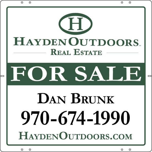 Sign Panel, 24h x 24w, Steel