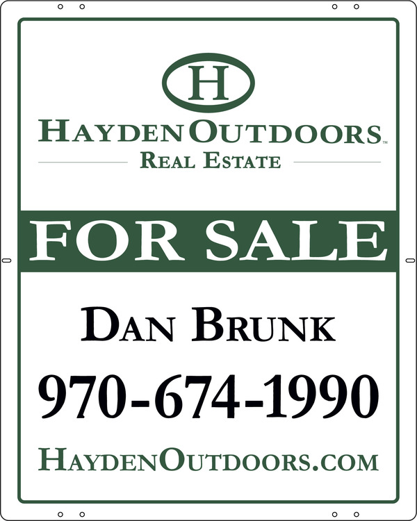 Sign Panel, 30h x 24w, Steel