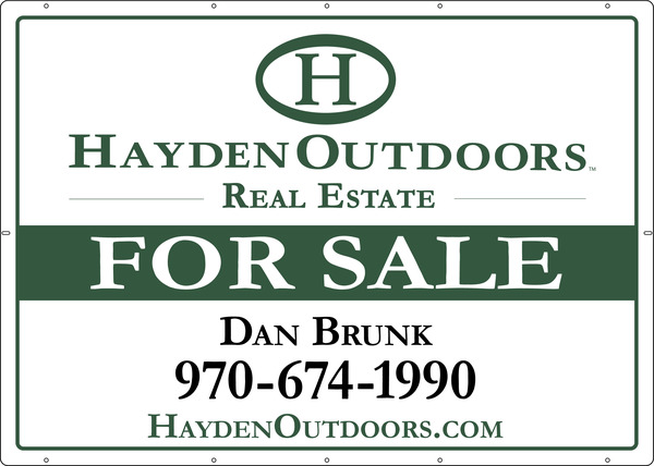 Sign Panel, 30h x 42w, Steel