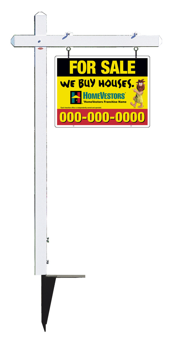 Black Premier Post Sign Unit, 18h x 24w