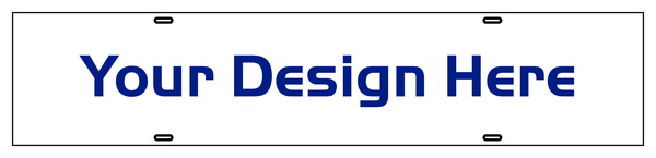 Sign Panel, Corrugated 4mm, 6h x 28w, DF