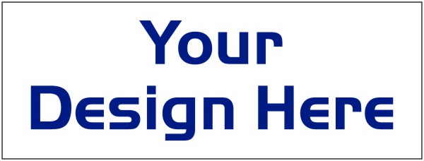 Real Estate Sign Panel with vertical flutes printed on two sides, 4mm Corrugated Plastic 9h x 24w