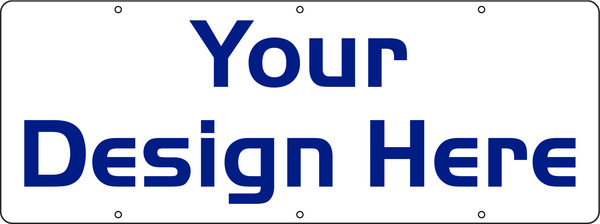 Real Estate Sign Panel,  24 GA Steel 9h x 24w