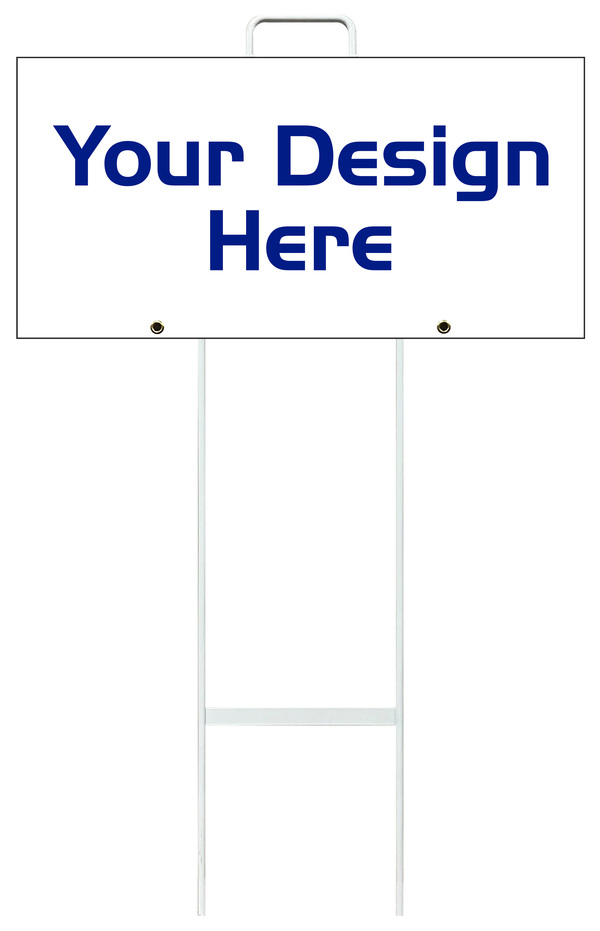 Grab and Go Sign Panel Unit, 12h x 24w, 4mm Corrugated