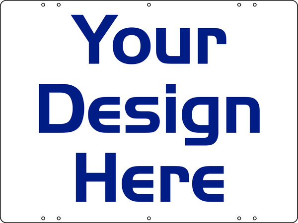 Real Estate Sign Panel, 24 GA Steel 18h x 24w