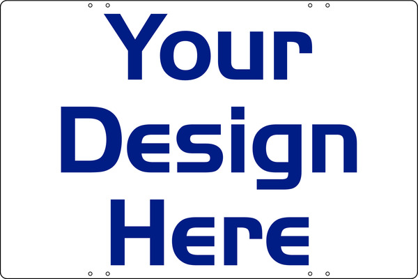 Real Estate Sign Panel, 24 GA Steel 20h x 30w