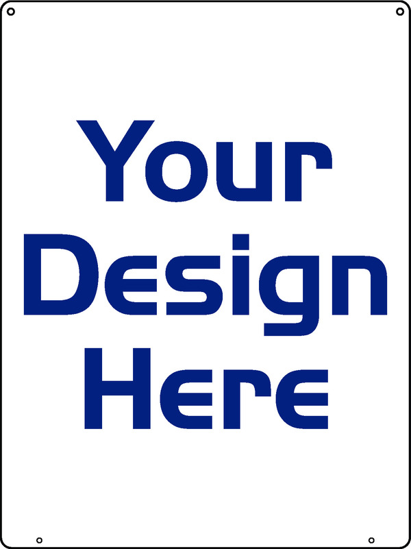 Hanging Sign Panel, 24h x 18w, Steel