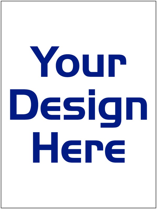 Real Estate Sign Panel with vertical flutes printed on two sides, 4mm Corrugated Plastic 24h x 18w