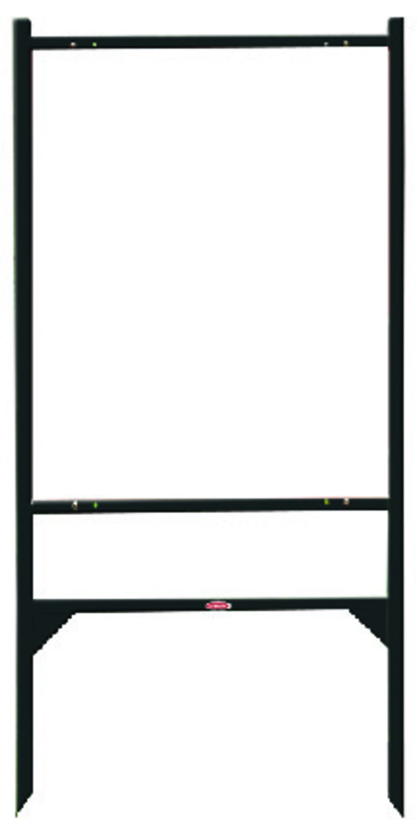 real estate angle iron sign frame, 30h x 24w - Black