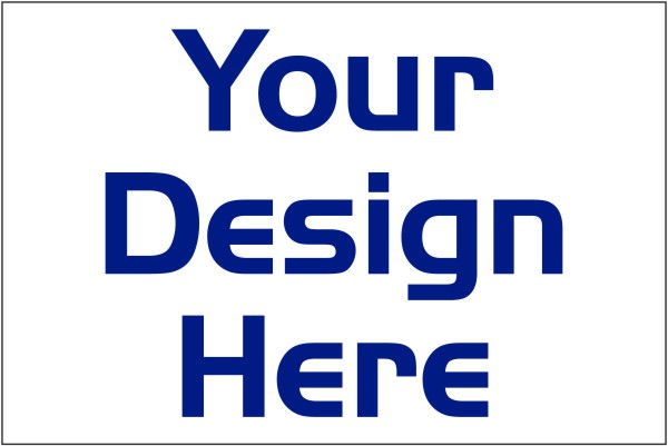 Commercial Real Estate Sign Panel, printed on one side, 10mm Corrugated Plastic 32h x 48w