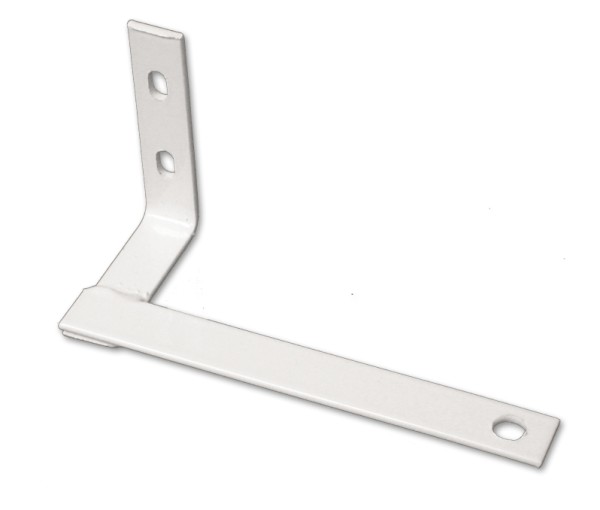 Real Estate Sign Hardware White Yard Box Bracket for Aluminum Sign Post
