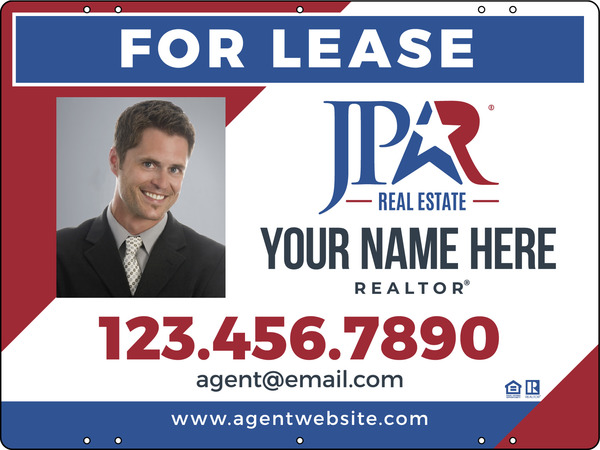 Agent Photo Sign Panel, 18h x 24w, Steel