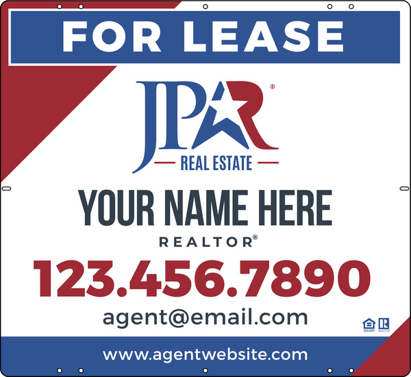Agent Name Sign Panel, 22h x 24w, Steel