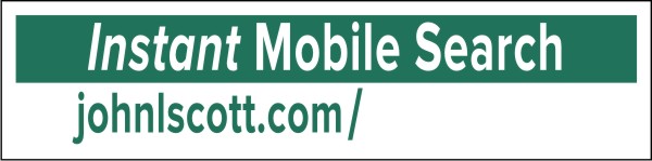 Instant Mobile Search Sign Rider, .090 Polyethylene 6h x 24w