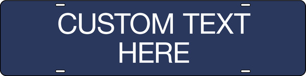 Custom 2 Line Sign Rider, 6h x 24w, Steel