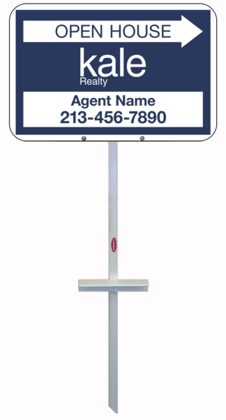 T-Stake and Agent Sign Panel Unit, 12h x 18w, 3MM Aluminum Composite