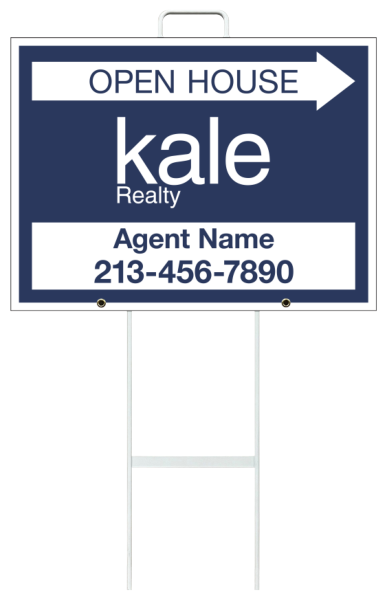 Grab and Go Agent Sign Panel Unit, 18h x 24w, 4mm Corrugated