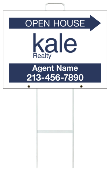 Grab and Go Agent Sign Panel Unit, 18h x 24w, 4mm Corrugated