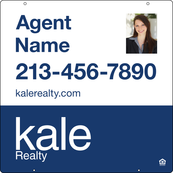 Photo or QR Code Hanging Sign Panel, 24h x 24w, 3MM Aluminum Composite