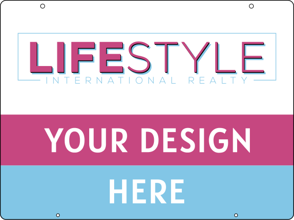 Hanging Sign Panel, 18h x 24, .063 Aluminum