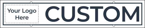 Copy w Logo Hanging Sign Riders, 6h x 30w, 4mm corrugated plastic