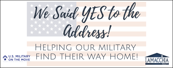 We Said Yes to the Addess Military Sign Riders, 12h x 30w, 4mm corrugated plastic