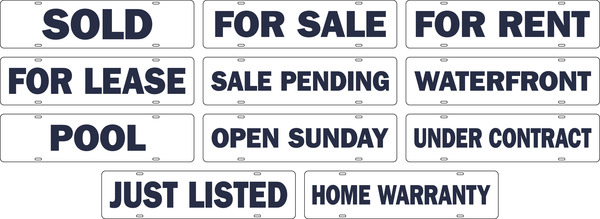 Message Sign Riders, 6h x 24w, Steel