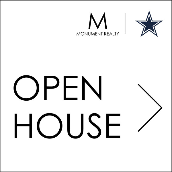 Directional Open House w Star Sign Panel, 18h x 24w, 4mm Corrugated Plastic
