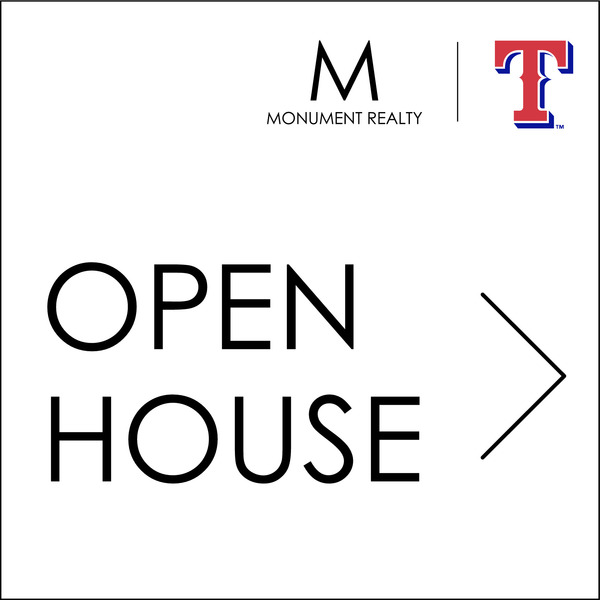 Directional Open House w T Logo Sign Panel, 18h x 24w, 4mm Corrugated Plastic